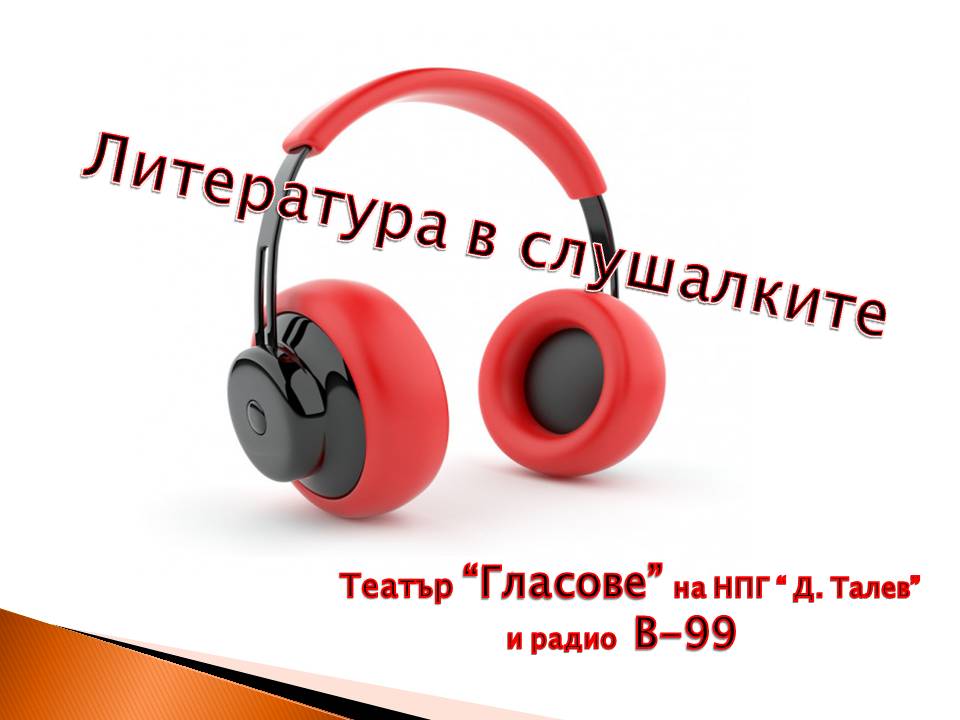 Съвместна рубрика на театър “Гласове” на НПГ “Димитър Талев” и радио В-99
