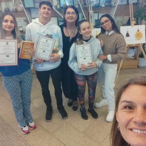 Връчване на грамотите от конкурса “Моята мечта за България”
