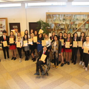 Възпитаници от НПГ участваха в ученически конкурс, организиран от Окръжен съд – Благоевград