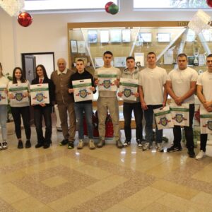 Съюзът на българските командоси награди десет изявени спортисти от НПГ